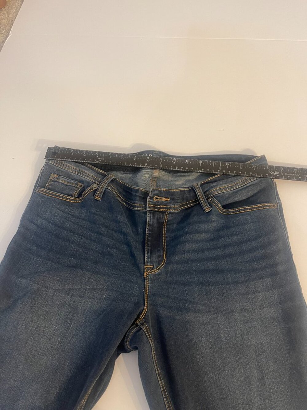 Torrid Luxe Slim Boot Super Stretch Jeans Size 16R Dark Wash - Picture 5 of 8